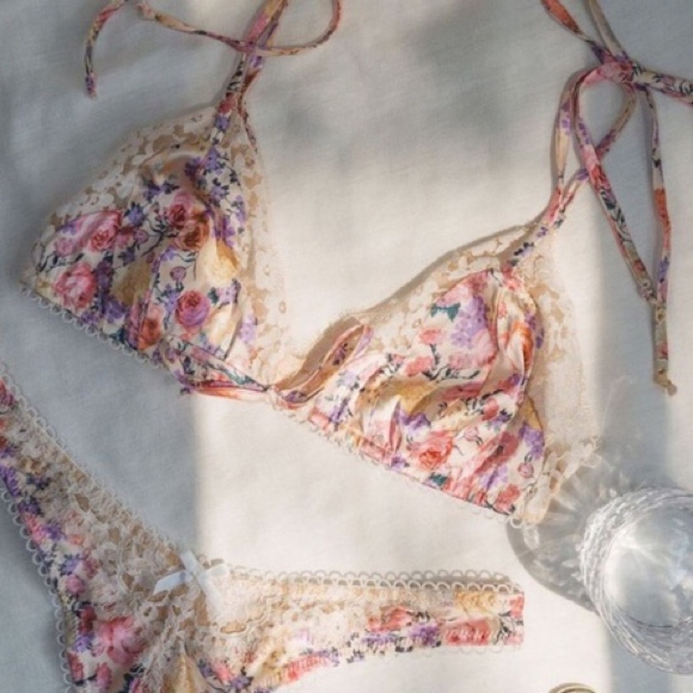 For Love And Lemons Gardenia Triangle Bra - Picture 5 of 7